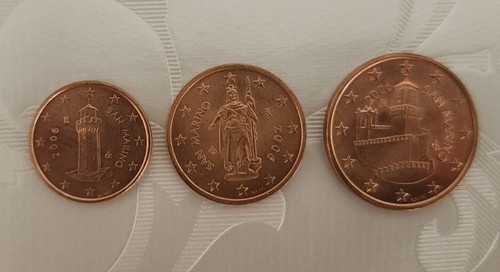 San marino coin euro - san, set