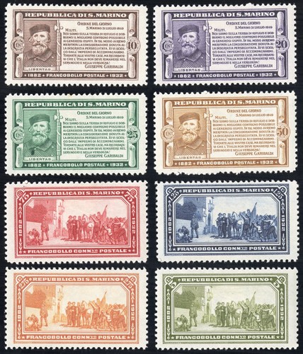 San marino stamps 143 50 - #, 143-50