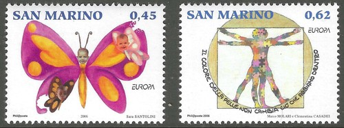 San marino 1683 1684 mnh - #,