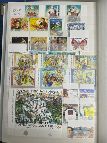 San marino francobolli 2006 - san,