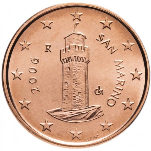 Euro cent san - 1, marino