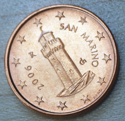 2006 san marino euro - san, cent