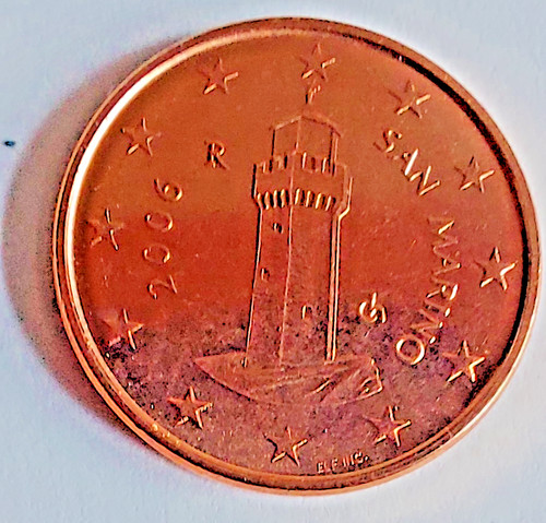 2006 san marino cent - san, euro