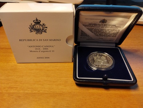 San marino moneta argento euro - marino,