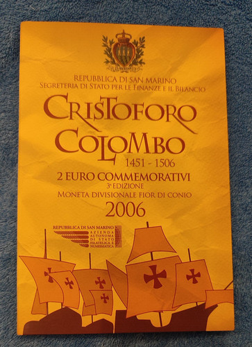 Euro san marino 2006 colombo - 2,