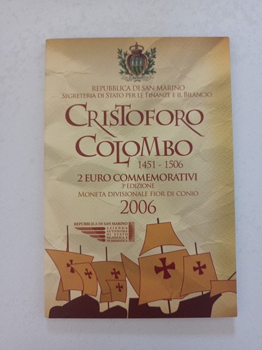 Euro san marino cristoforo - san,