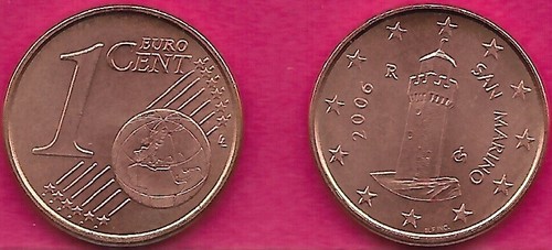 San marino euro cent 2006 - marino, 2006-r