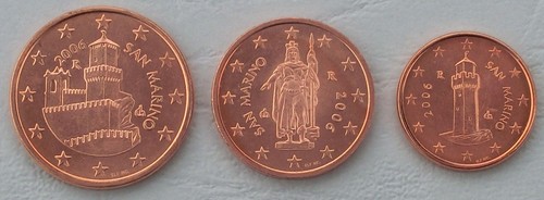 Monete 5 centesimi - 1+2+5,