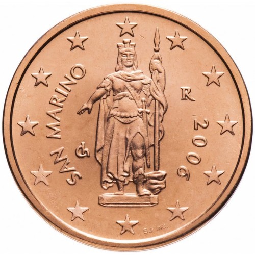 Euro cent san marino 2006 - 2006, *